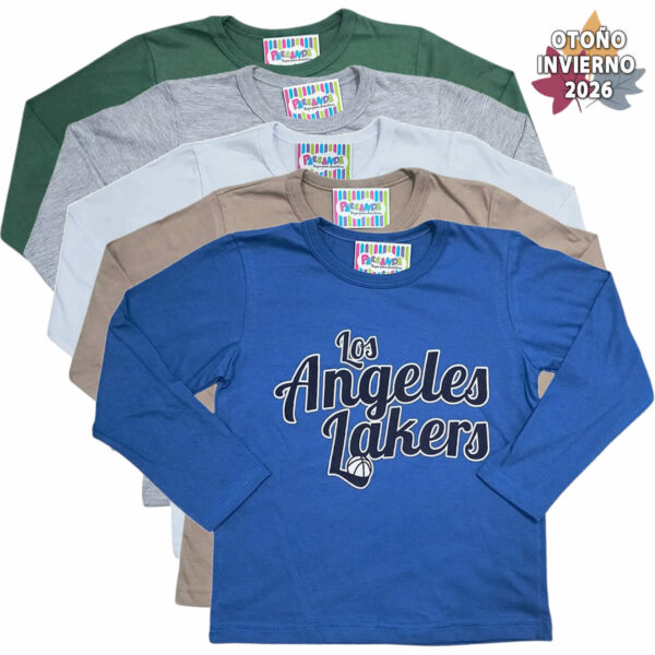 Art 2714 / Remeras de Algodón Peinado - Talle 4 al 14