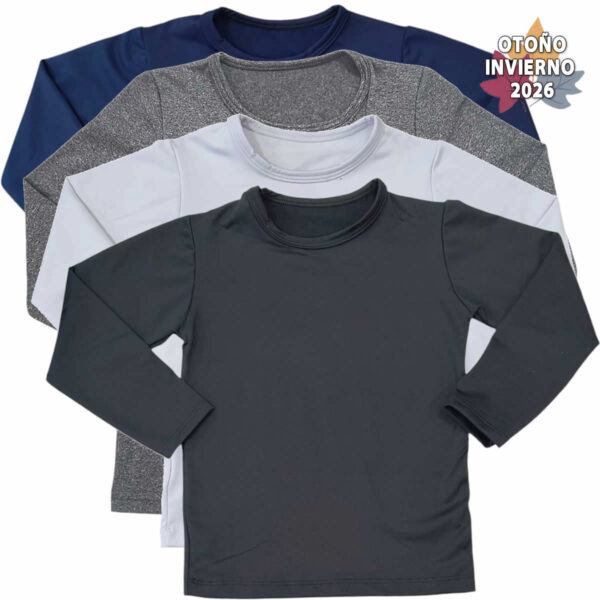 Art 2721 / Camiseta Termica Unisex - Talle 6 al 16