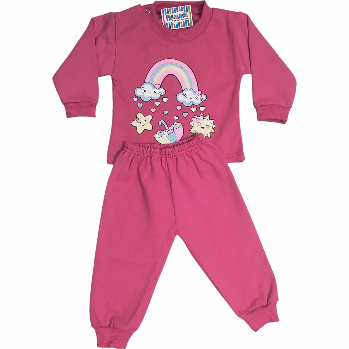Art 2526-2 / Conjunto de Buzo y Pantalon de Algodon con Friza - Talle 1 al 5 (copia) - Image 5