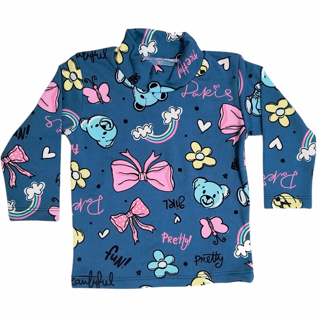 Art 2528 / Media Polera Modal Soft Frizado Estampado - talle 2 al 6 - Image 7
