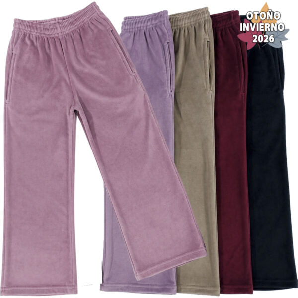 Art 2624 / Palazzo Plush  Liso -  Talle 6 al 16
