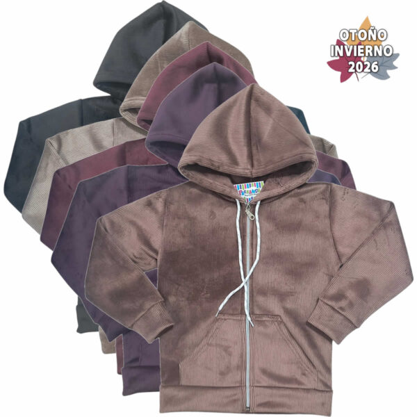 Art 2625 / Camperas Corderoy Plush - Talle 6 al 16
