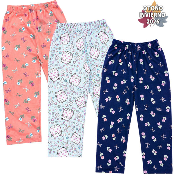 Art 2532 / Calza Bebe Soft con Friza Estampadas - Talle 2 al 6
