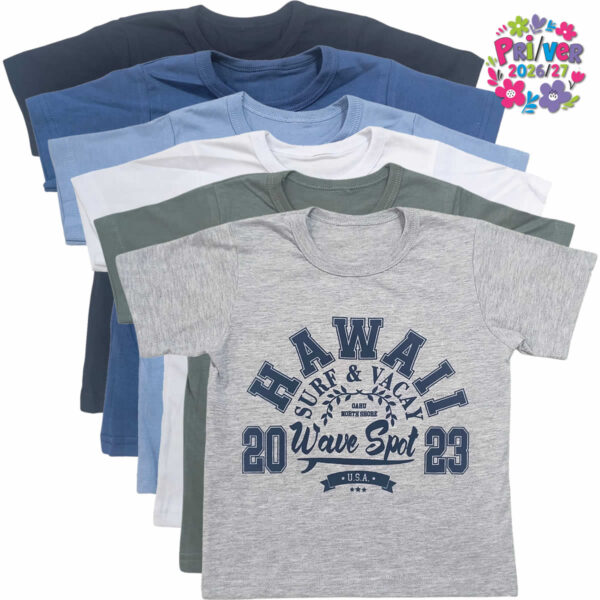Art 3206-3 / Remeras de Algodon con Estampa talle 4 al 14