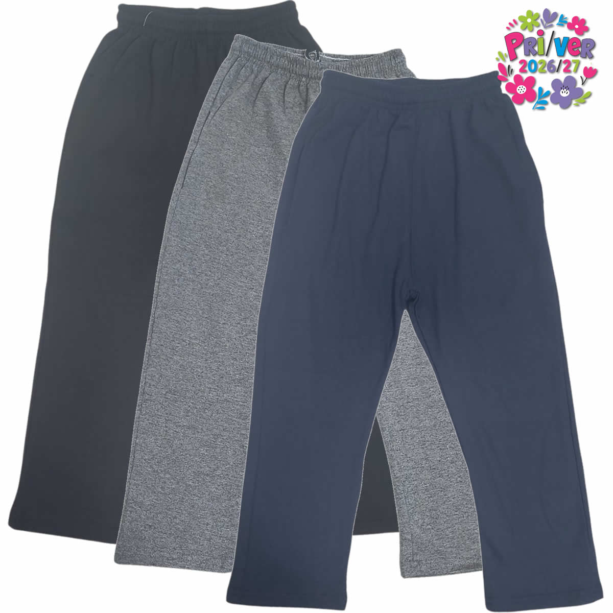 Art 3207 / Pantalón Recto de Algodon Rustico talle 6 al 16