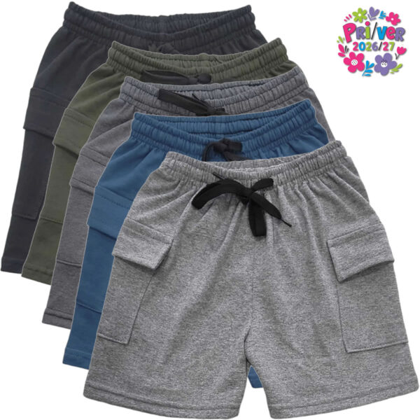 Art 3209 / Short de Algodon Rustico Cargo Talle 4 al 16