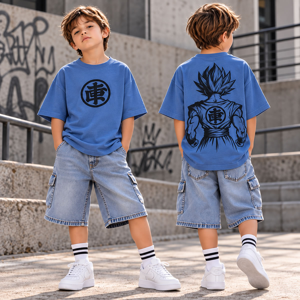 Art 3212-2 / Remeras Oversize Doble Estampa talle 6 al 16 - Imagen 7