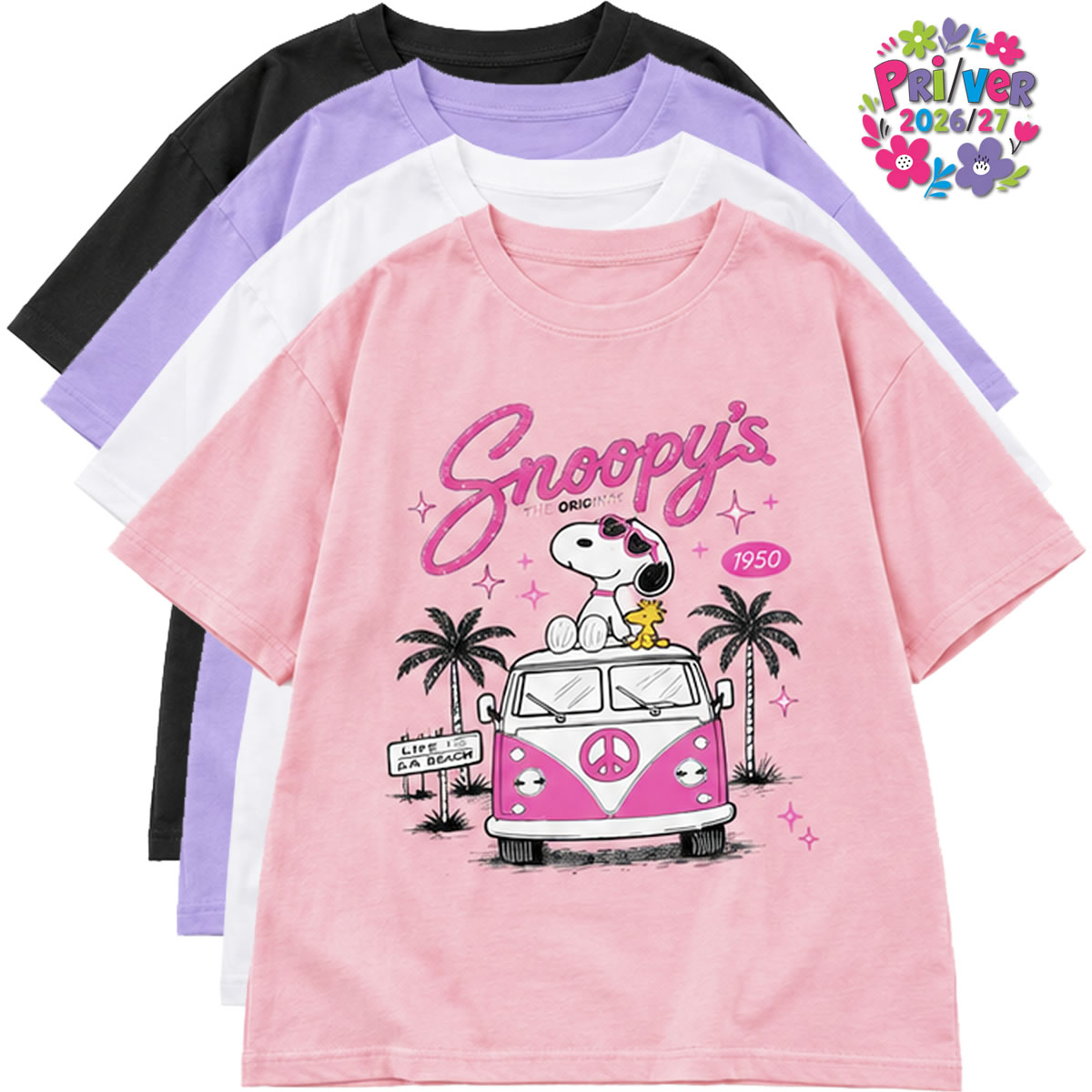 Art 3119-2 / Remera Oversize de Algodón con Estampa talle 6 al 16