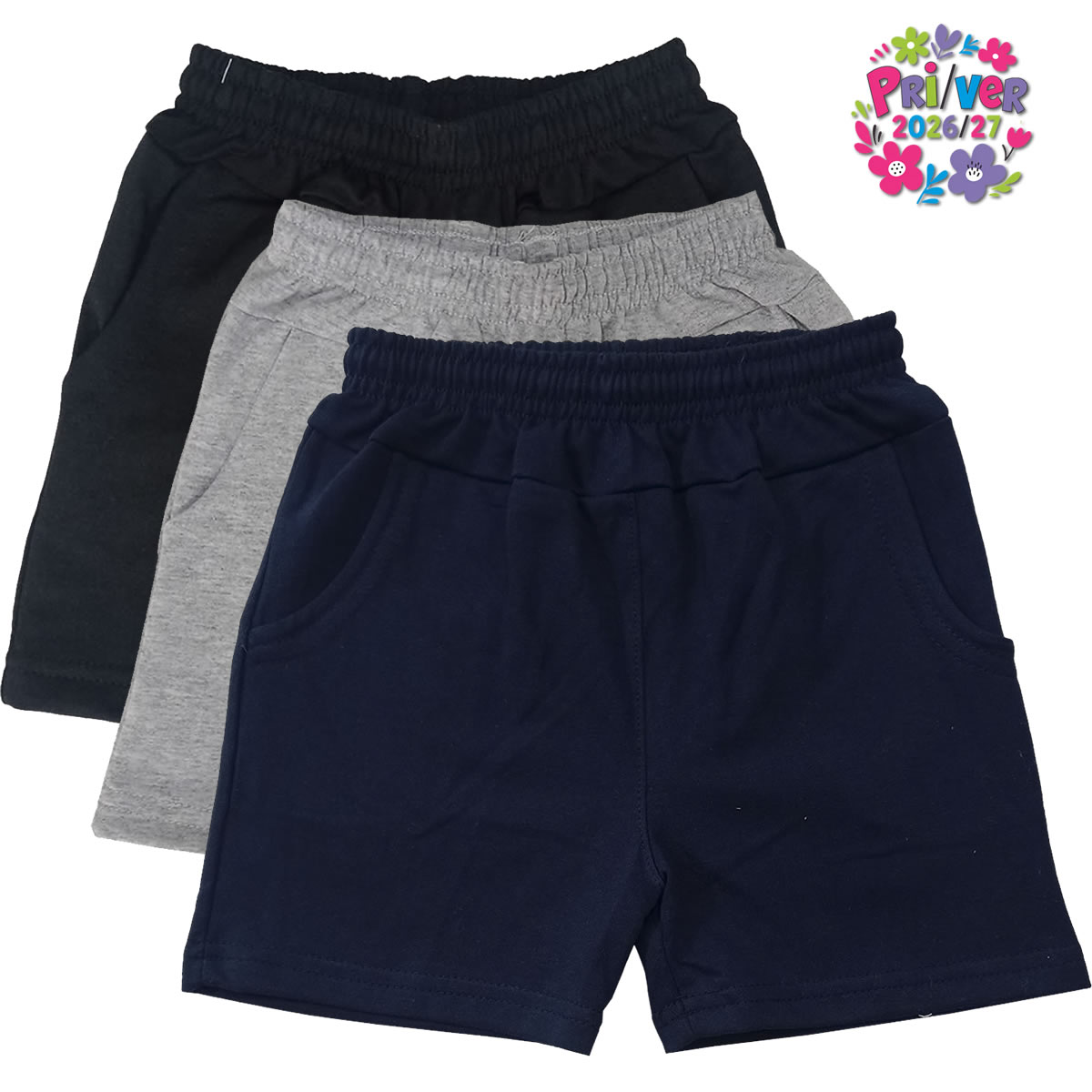 Art 3215 / Short de Algodon Rustico Clasico Talle 6 al 16