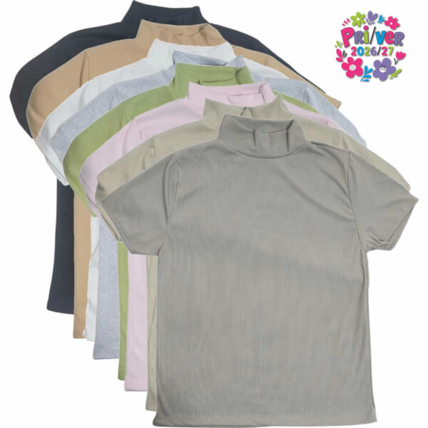 Art 3304 / Media Polera Morley Manga corta talle unico equivale L-XL