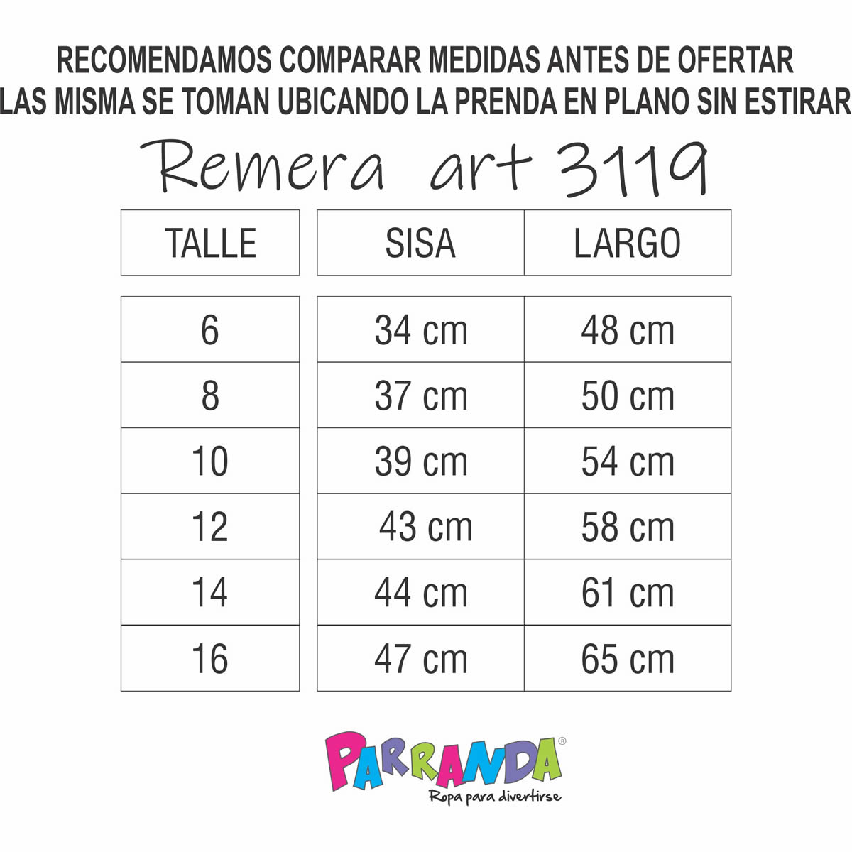 Art 3119-2 / Remera Oversize de Algodón con Estampa talle 6 al 16 - Imagen 6