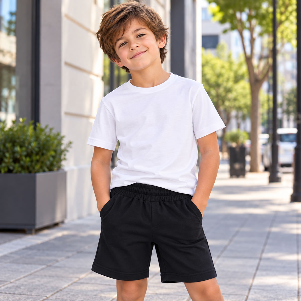 Art 3215 / Short de Algodon Rustico Clasico Talle 6 al 16 - Imagen 4