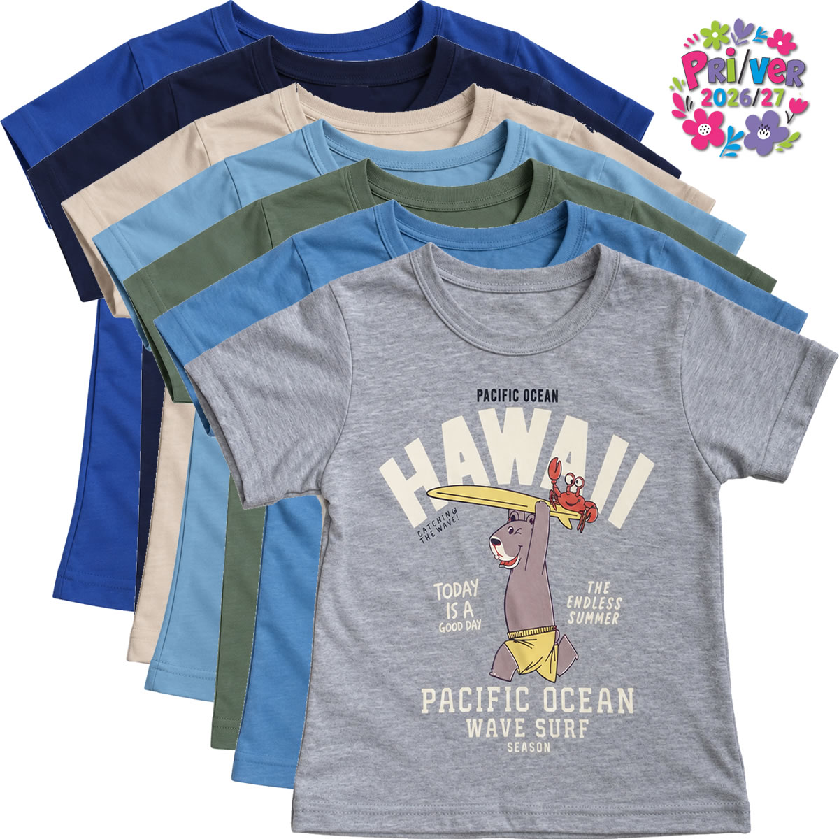 Art 3014-2 / Remeras de Algodon con Estampa Talle 2 al 6