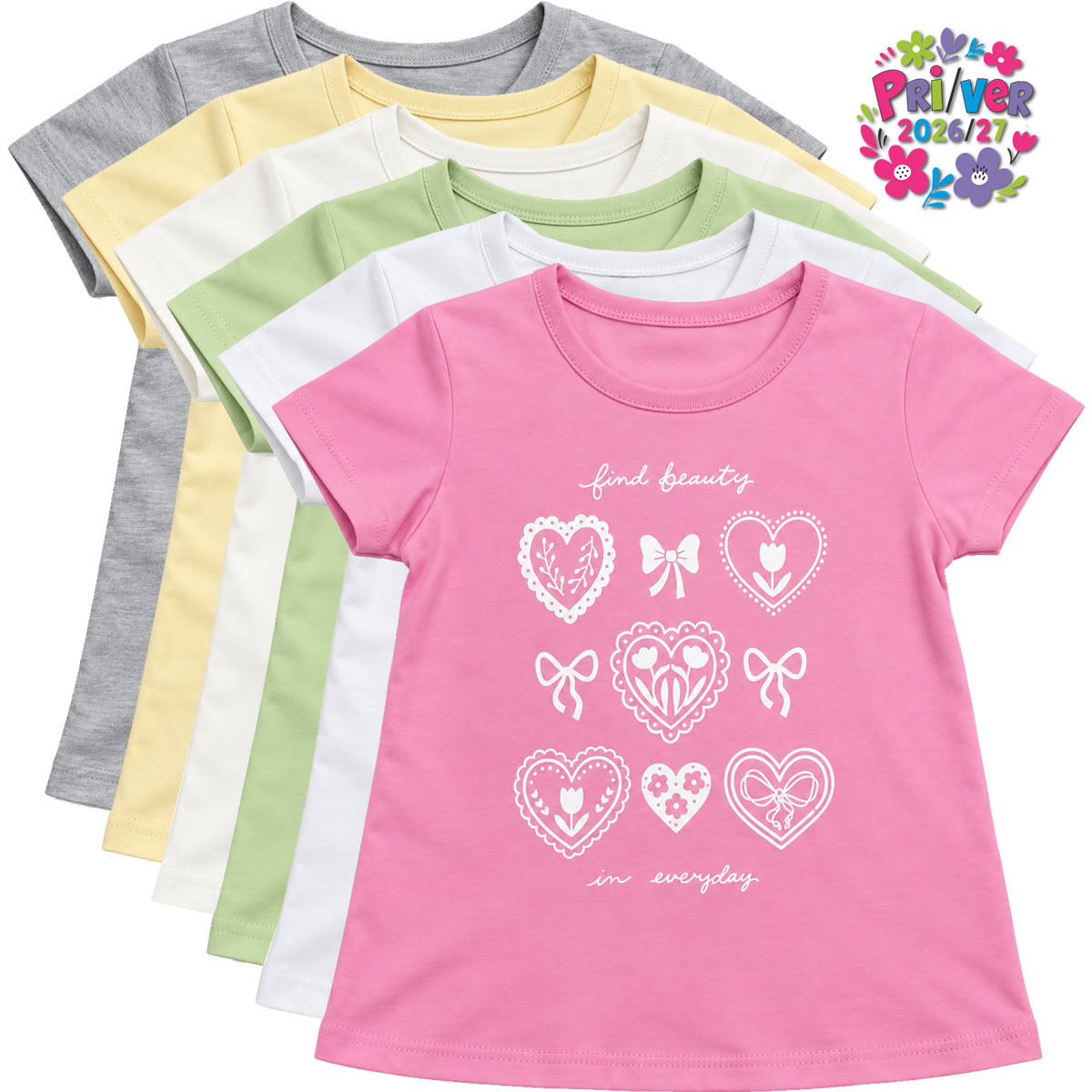 Art 3017-2 / Remeras de Algodon con Estampa Talle 2 al 6