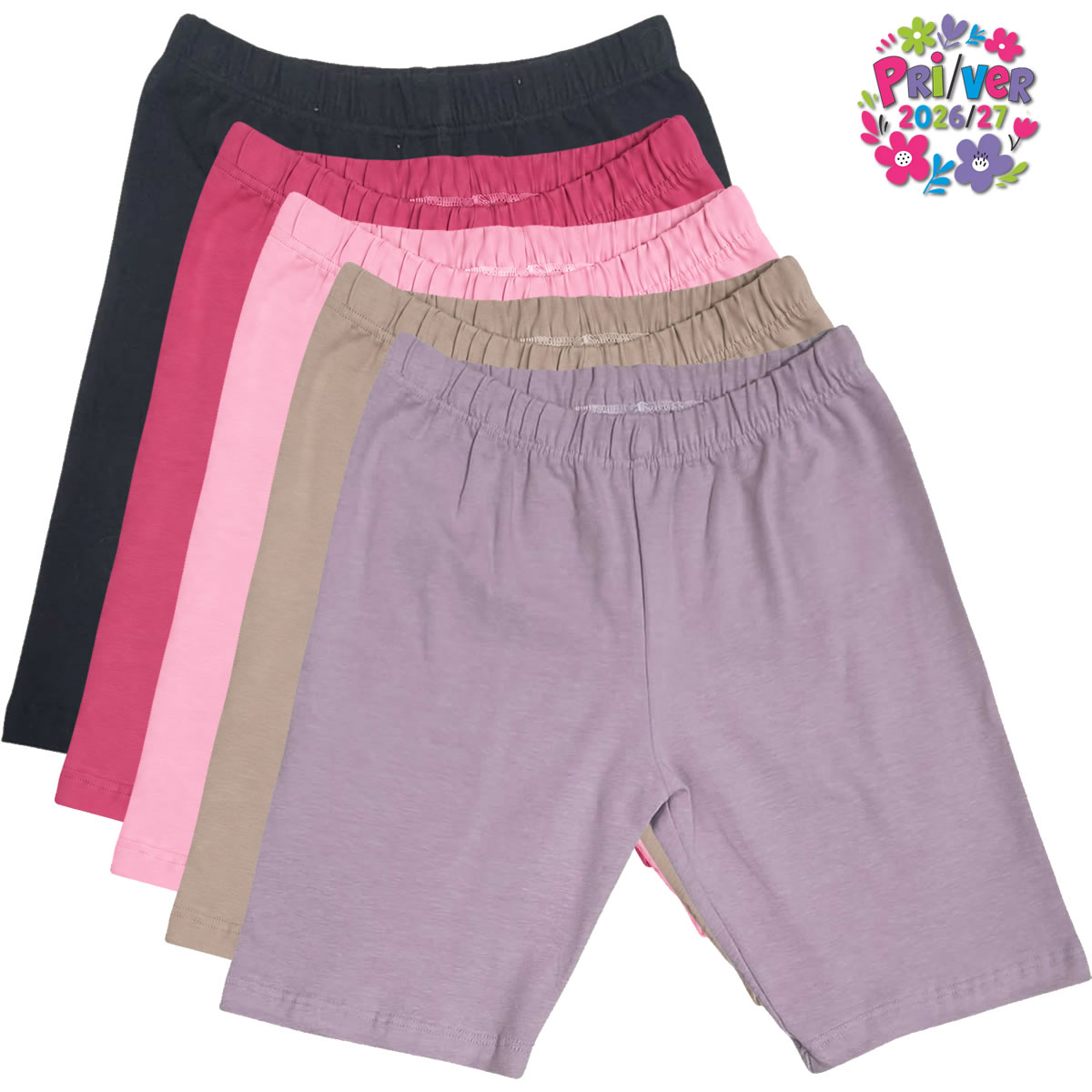 Art 3121 / Calzas Bikers de Algodon con Lycra talle 6 al 16