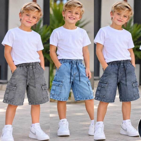 Art 3217 / Bermuda Baggie Jogger Cargo de Jean Talle 4 al 16